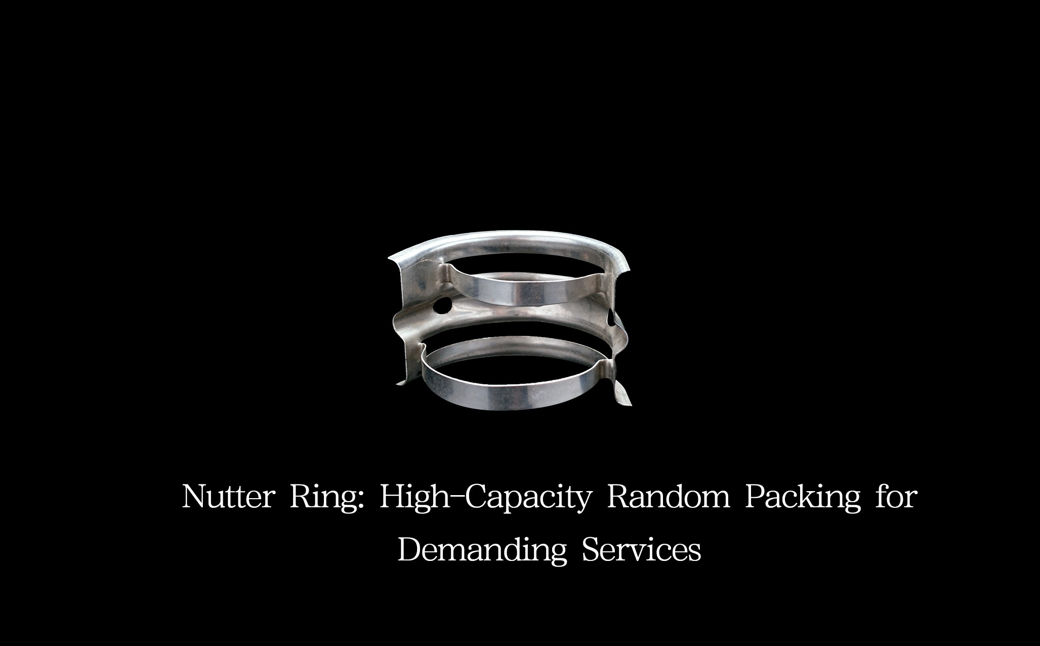 Metal Nutter Ring Random Packing
