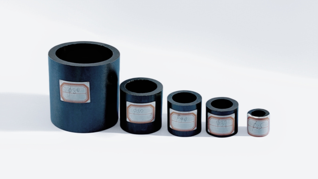 Careful installation of fragile graphite rings
