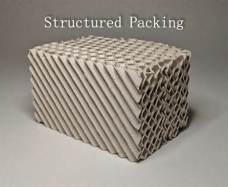 Structured Packing for Distillation: 250Y/500Y/700Y in SS304 & 316L, Low ΔP