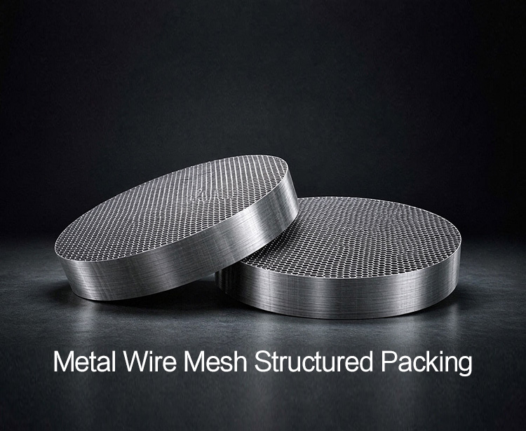 Metal Wire Mesh Structured Packing: 250Y/500Y/700Y in SS304, 316L & Special Alloys